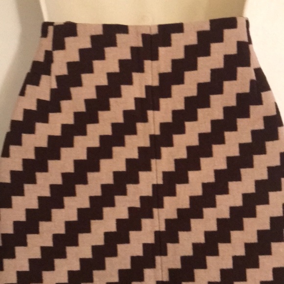 J. CREW ZIG ZAG WOOL SKIRT - 6 - Picture 4 of 5